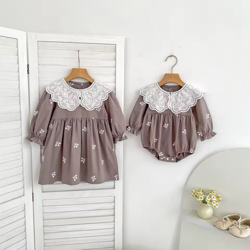 Lillian Embroidered Romper