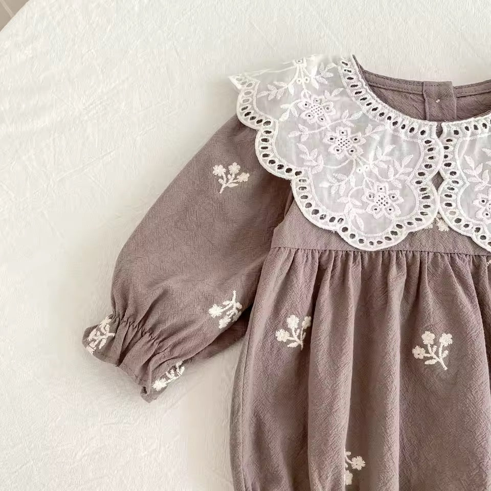 Lillian Embroidered Romper