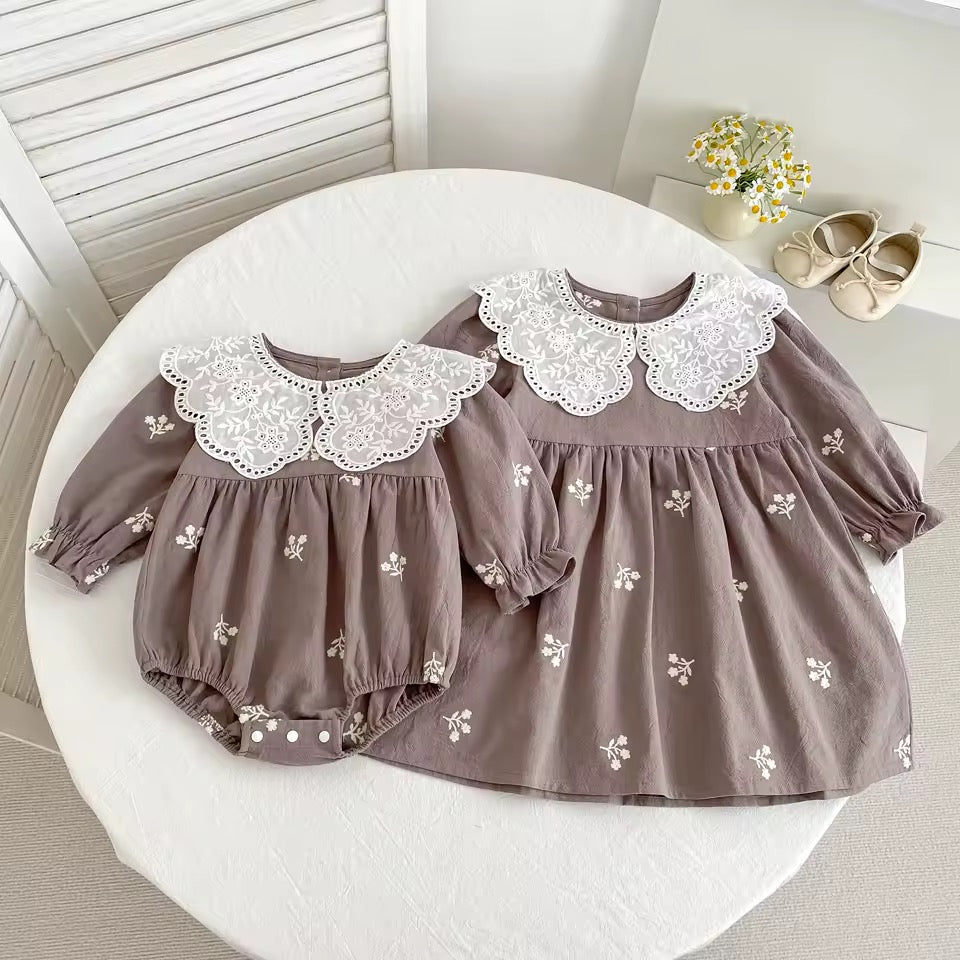 Lillian Embroidered Romper