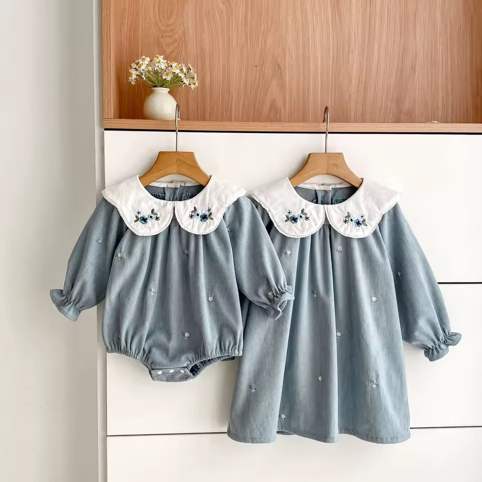 Enid Embroidered Romper